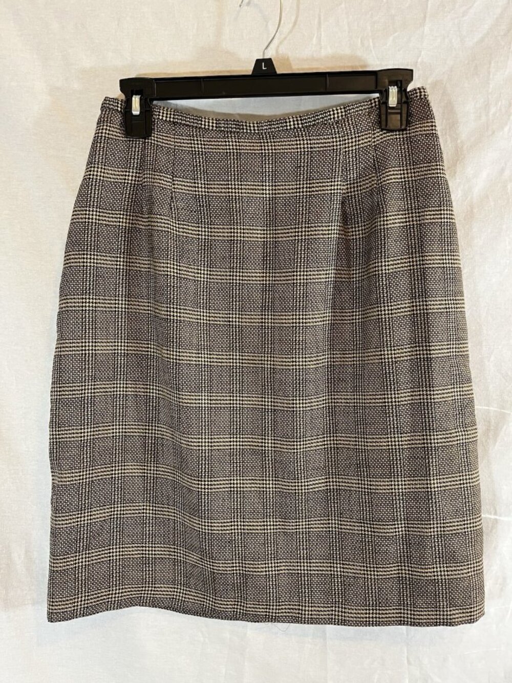 Briggs New York Women’s Size 10 Brown Plaid Skirt